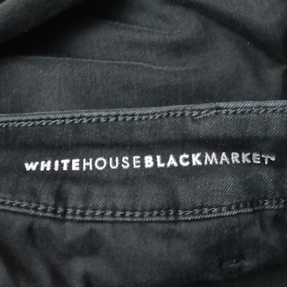 White House Black Market Jeans 10 Skinny Ankle High Rise Celestial Embellished - Picture 8 of 9